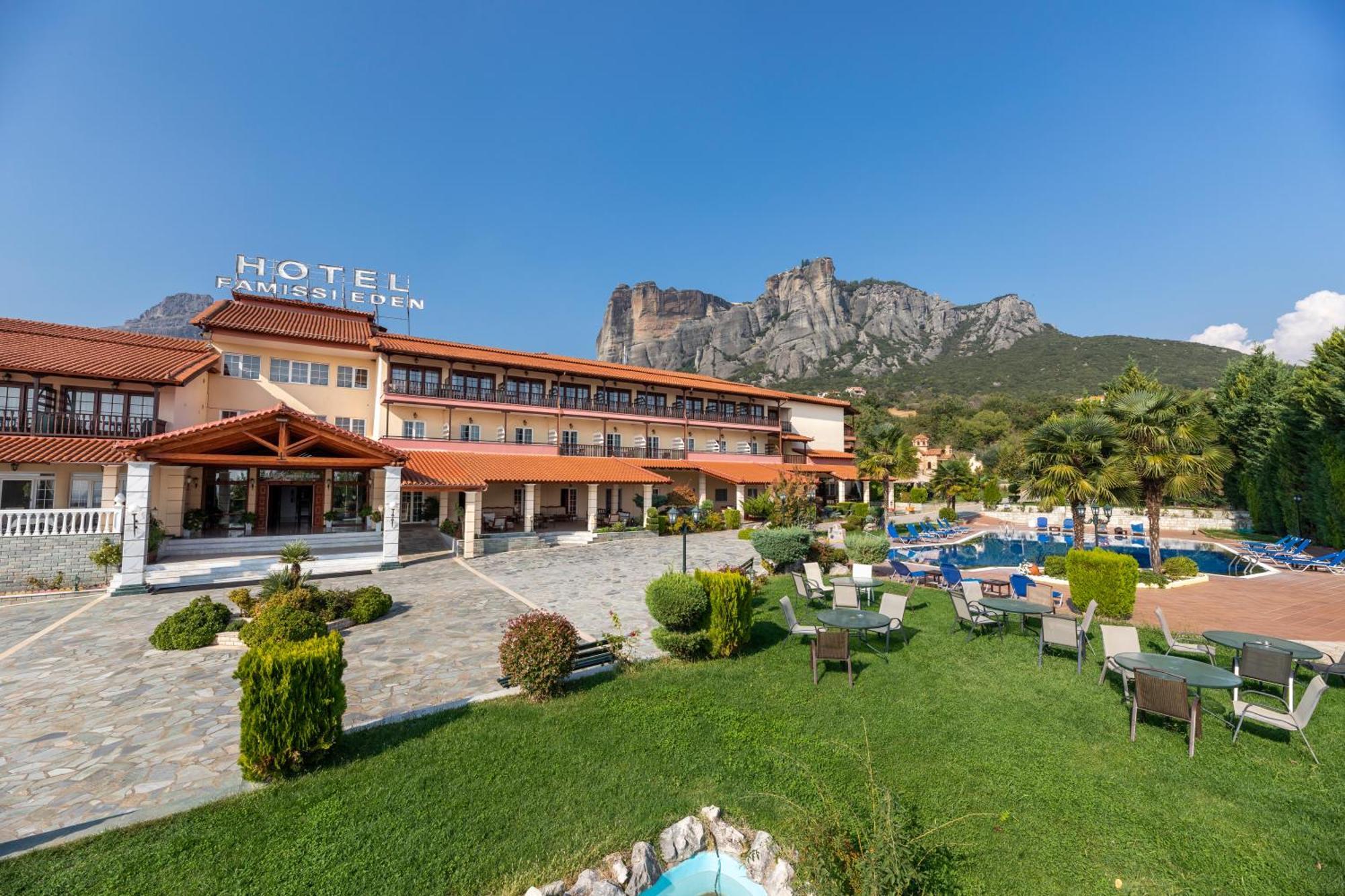 Famissi Eden Hotel Kalampáka Dış mekan fotoğraf